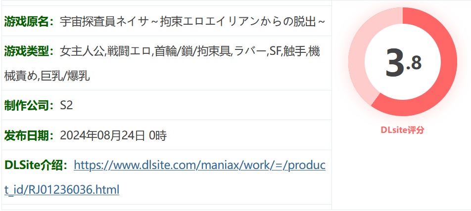 图片[2]-w369  太空探索者妮莎～逃离克制的色情外星人～ 云翻汉化版 [新作/294.7M]-acg畅游网