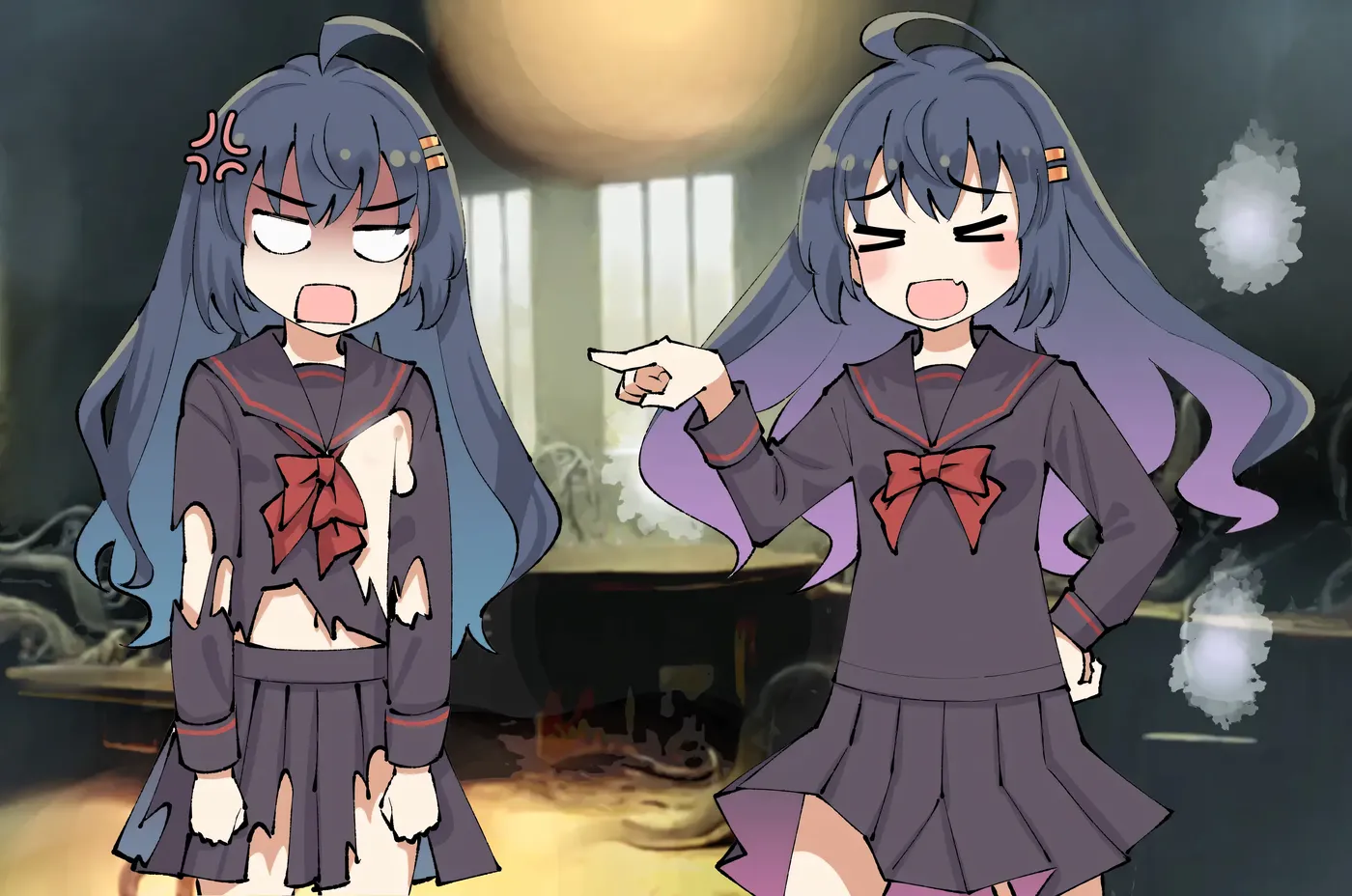 图片[4]-w3202 淫界侦探阿拉卡 ～JK退魔师推理风ADV～挂载AI汉化版+存档 [新作/1.5G]-acg畅游网