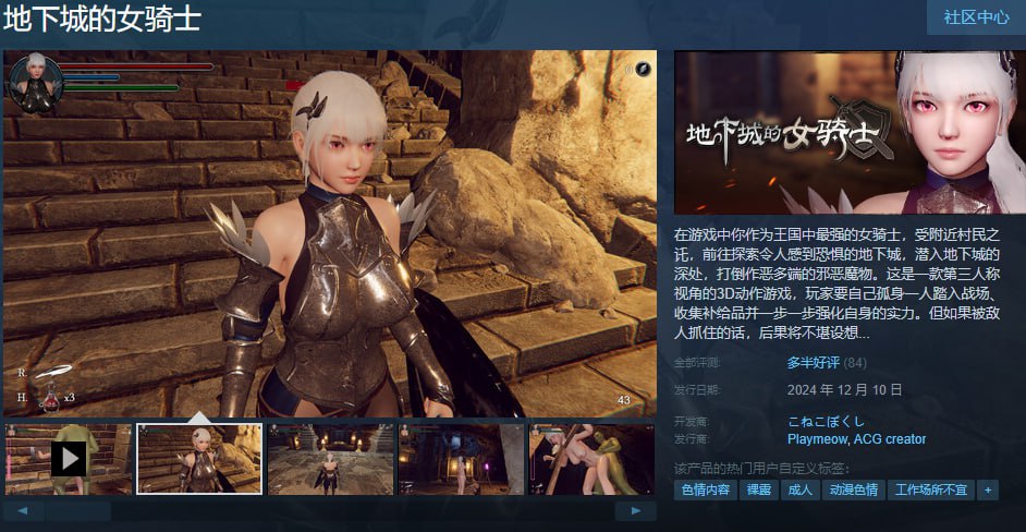 图片[2]-x1579地下城的女骑士 Steam官方中文 [新作/1.6G]-acg畅游网