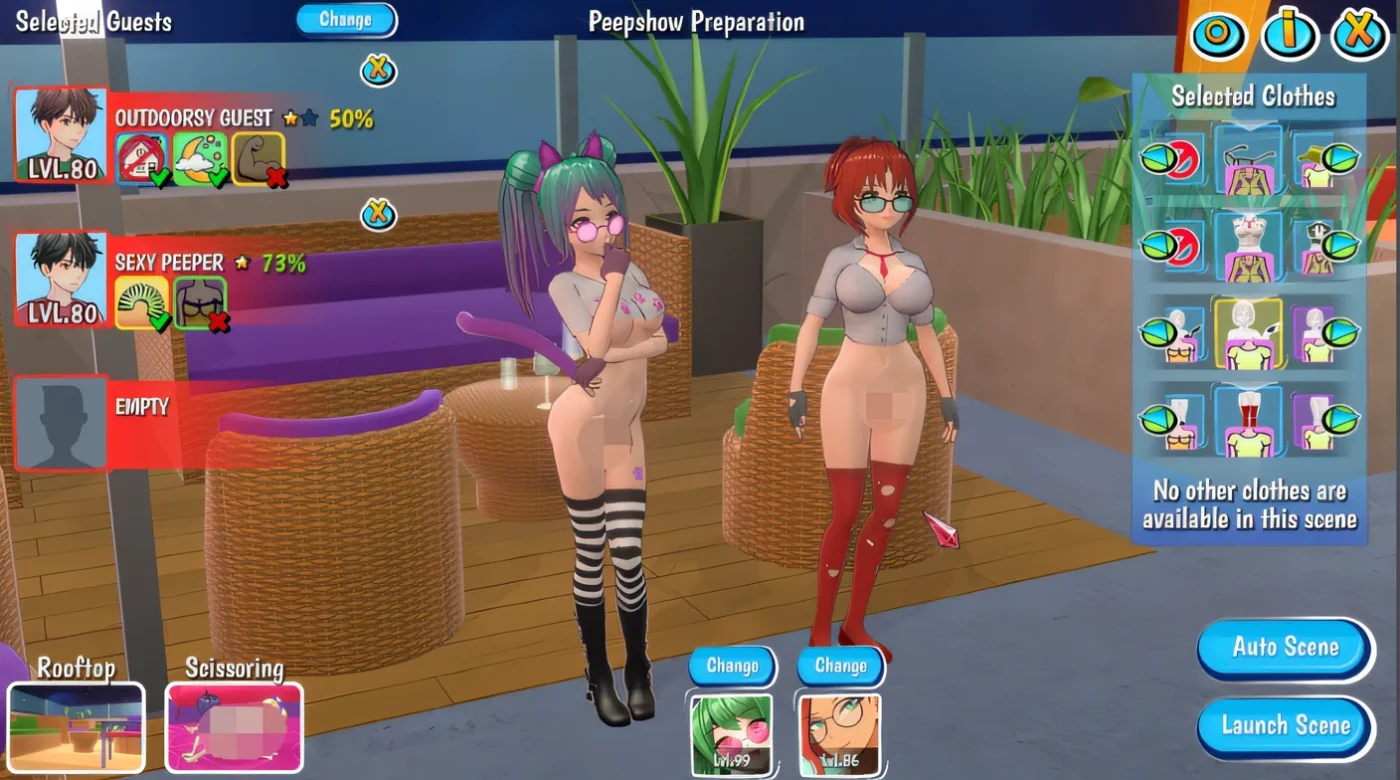 图片[3]-t2122 Voyeur Villa – Harem Manager Steam官方中文正式版 [新作/250M]-acg畅游网