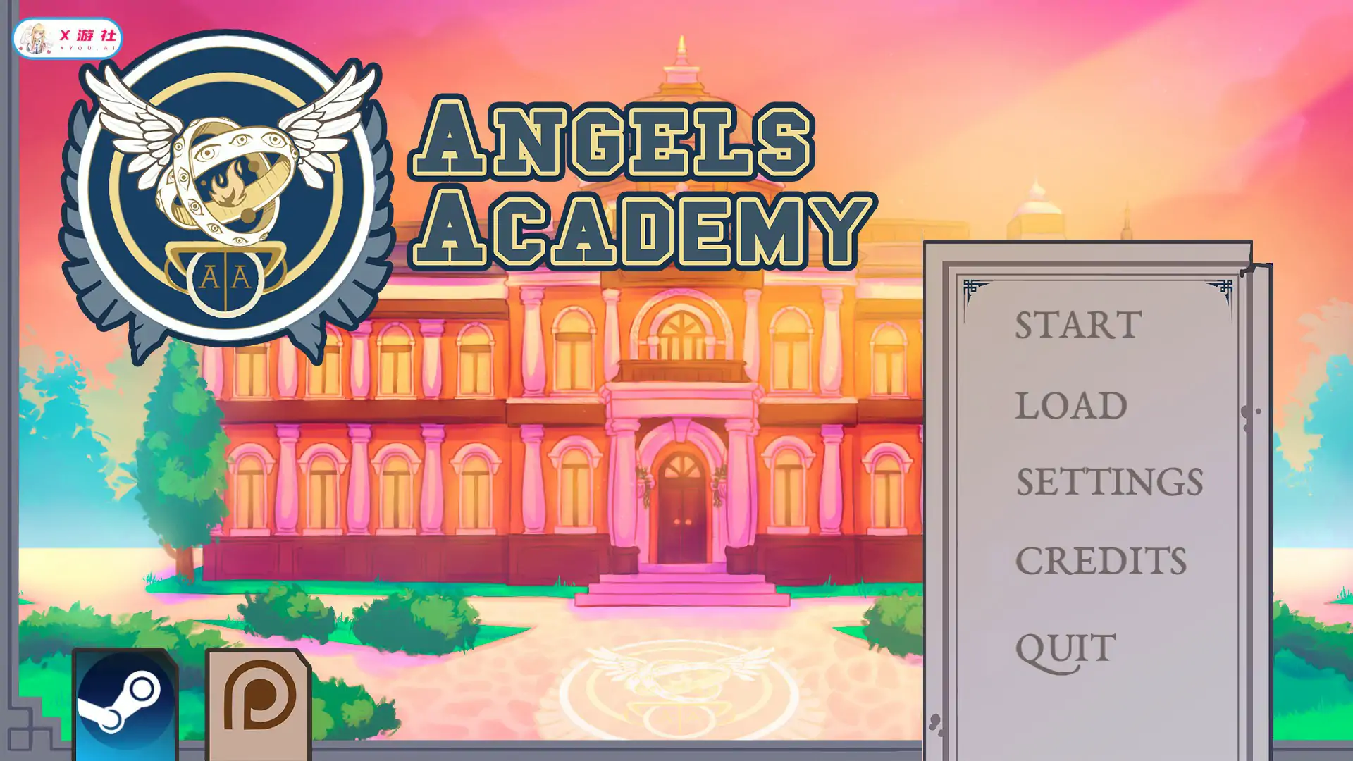 天使学院0.2.1 AI汉化版【PC+安卓/0.79G/首发】-乐游二次元